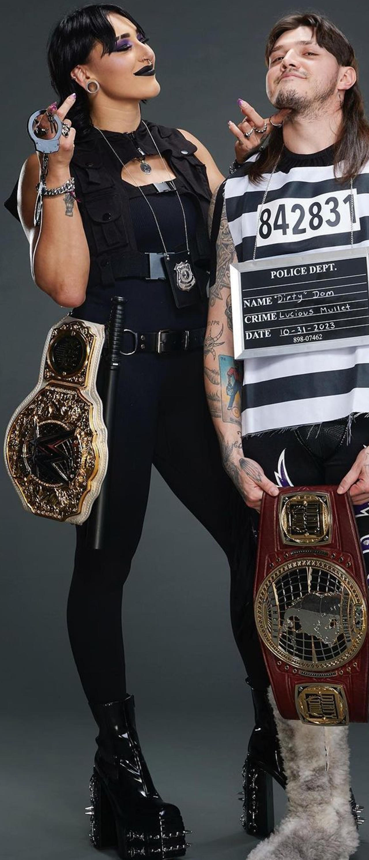 Rhea Ripley Wearing a Sexy Guard Costume on Nxt 5 by dragonmatt600 on ...