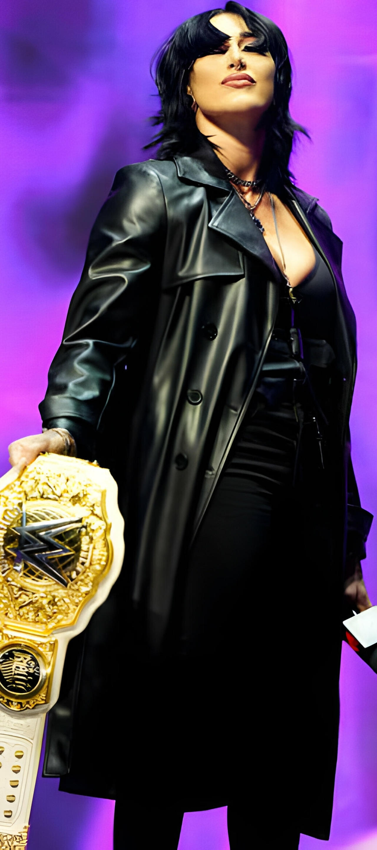 Rhea Ripley Looking Sexy at WM Kickoff Press Event by dragonmatt600 on ...