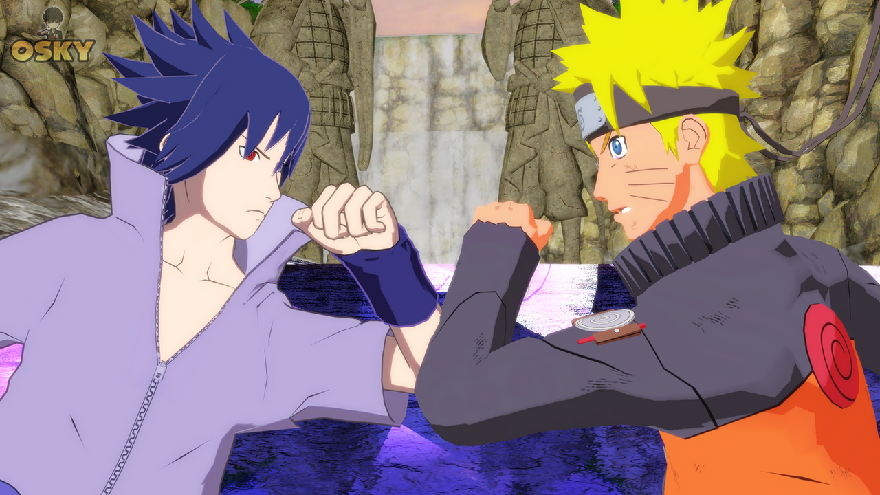 MMD NARUTO] - Naruto vs Sasuke by blackSoul1890 on DeviantArt