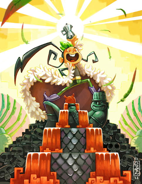 .:Mytho fanart - Quetzal Rock! :.
