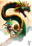 .:Quetzalcoatl dancer:. by Marmottegarou