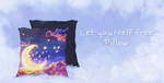 Let yourself free Pillow by amorphisss