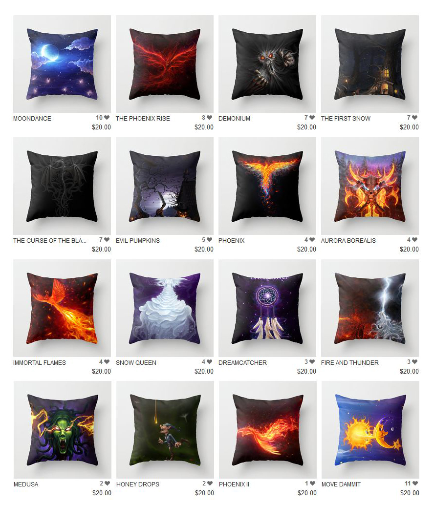 society6 pillows