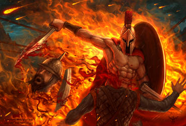 Spartan Killing Machine by amorphisss