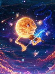 Dancing by the Moon by amorphisss
