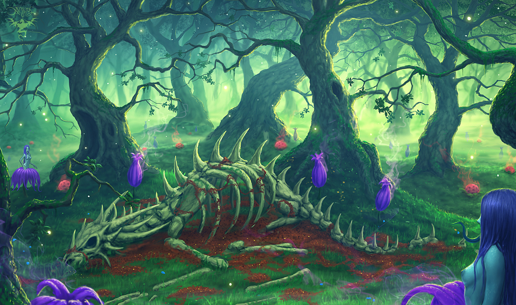 The Leaves Have Eyes by amorphisss