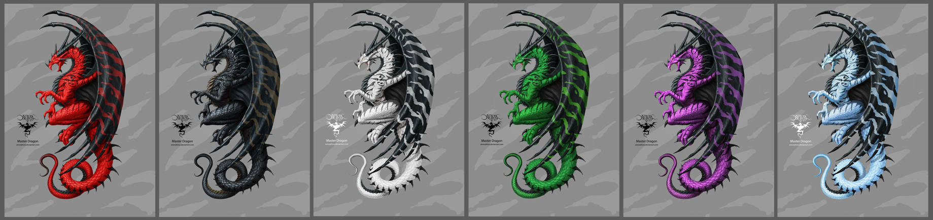 Master Dragon colors by christoskarapanos on DeviantArt