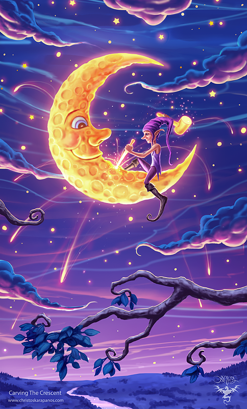 Carving The Crescent by amorphisss