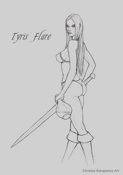 Tyris Flare sketch