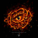 Fire Dragon Eye by christoskarapanos