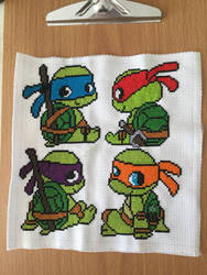 Ninja Turtles Cross Stitch