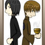 'cartoon' Severus and Remus