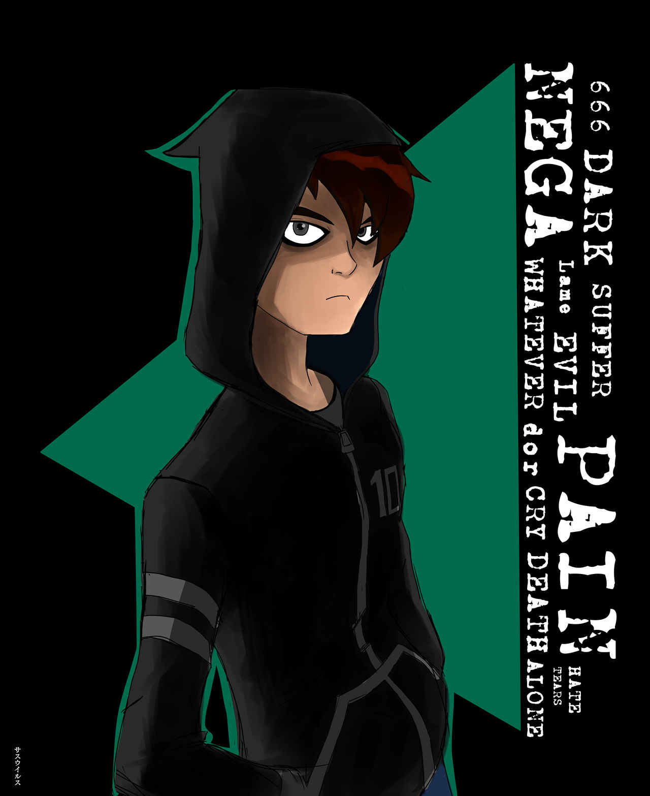 Nega Ben By Sasa TheArtist On DeviantArt nega-ben-by-sasa-theartist-on-deviantart