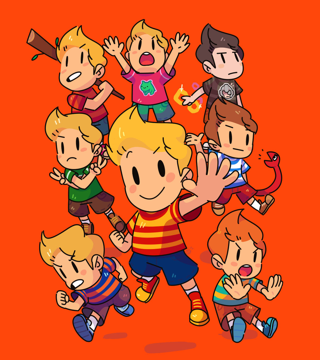 Lucas - All colors! by Ionic-Isaac on DeviantArt