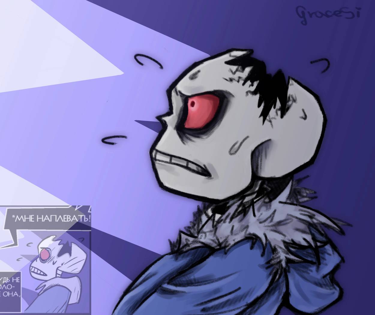 killer sans rough drawing!! by irodimmatcha on DeviantArt