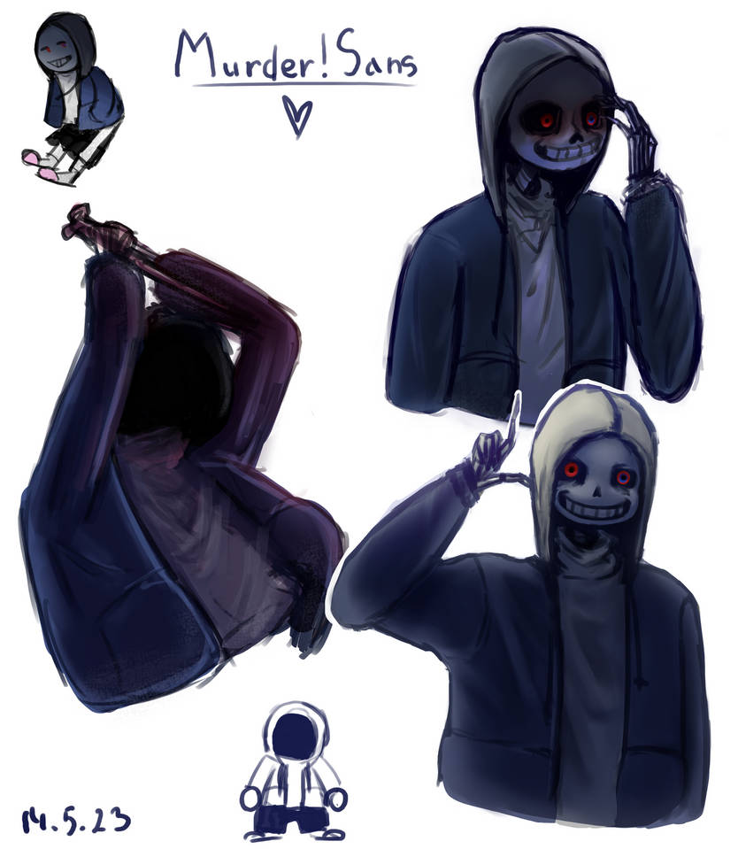 Dust Sans Murder Sans Sticker - Dust Sans Murder Sans Sans