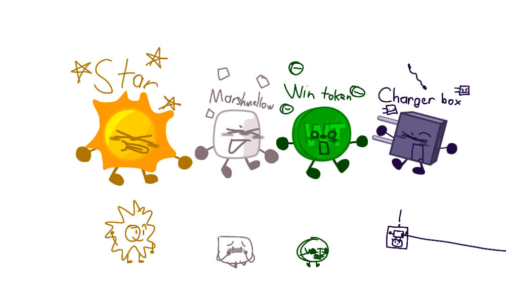 My characters of a new object show by oxayacreate on DeviantArt