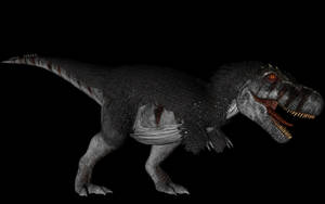 Fan model ARK - Tyrannosaurus Rex ''Dark Blood''