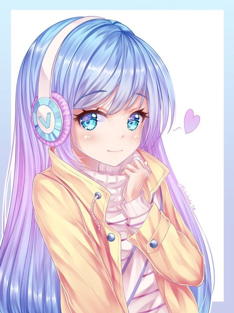 Cute, animated girl by RainbowTalyaUnicorn on DeviantArt