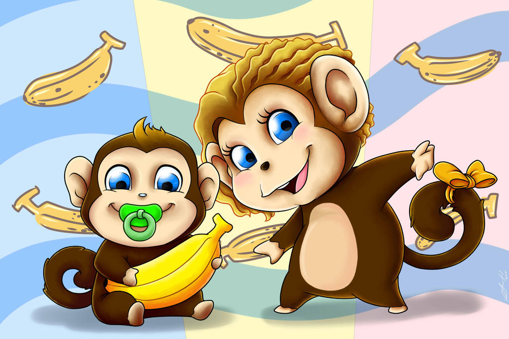 GiftArt: Chibi Monkeys