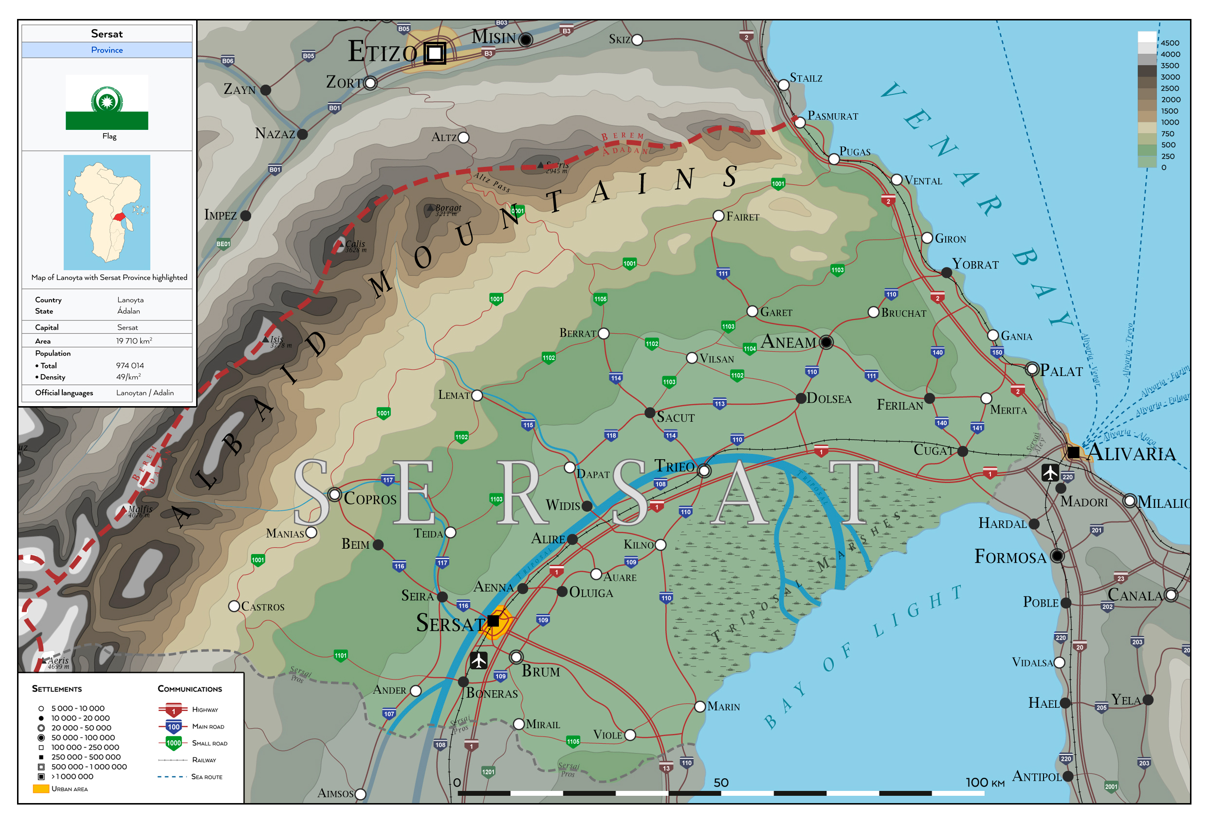 Sersat province - Lanoyta Atlas