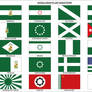 Andalusian flag variations