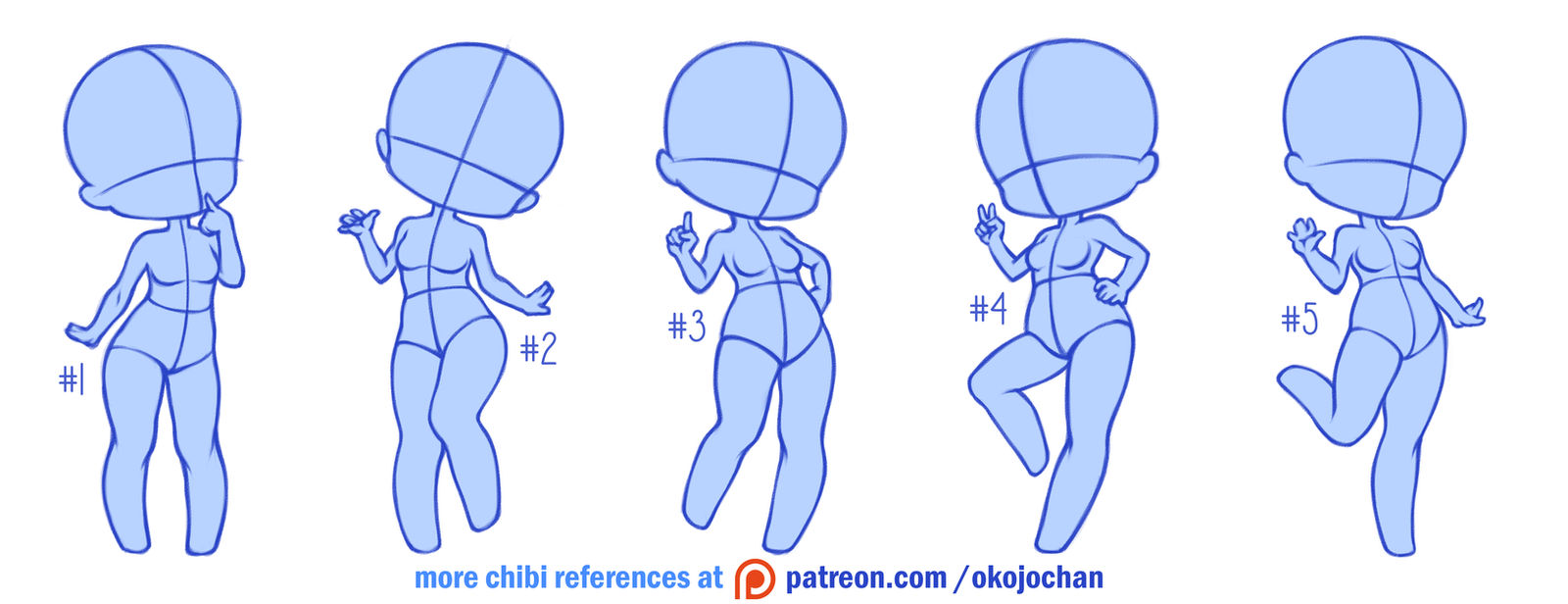 Chibi Poses Reference (Chibi Base Set #3) By Nukababe On Deviantart