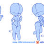 Chibi poses reference (chibi base set #4)