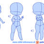 Chibi poses reference (chibi base set #6)