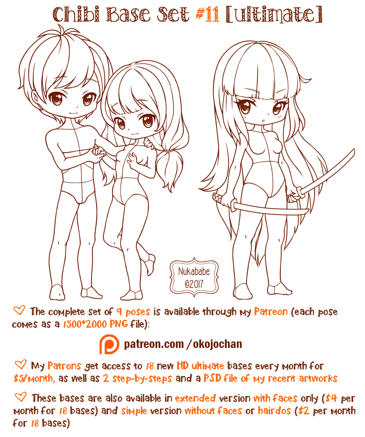 Featured image of post View 18 Base Adorable Chibi Poses Reference