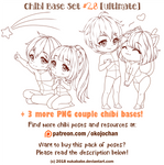 Chibi Couple Base (Ultimate Chibi Base Set #28) by Nukababe