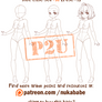 Female Pose Reference | P2U Base | Moe Reference