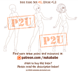 Female Pose Reference | P2U Base | Moe Reference