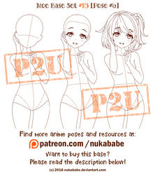 Female Pose Reference | P2U Base | Moe Reference