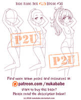 Female Pose Reference | P2U Base | Moe Reference