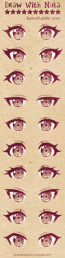 Anime Eyes Reference