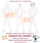Male Pose Reference | P2U Base | Male Base by Nukababe