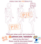 Female Pose Reference | P2U Base | Female Base by Nukababe