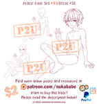 Male Pose Reference | P2U Base | Male Base by Nukababe
