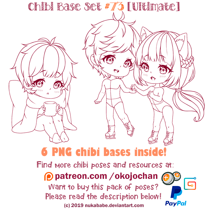 Cute Couple Chibi Poses - Morir Wallpaper