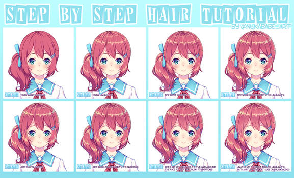 TUTORIAL] How to Color Anime Hair! 