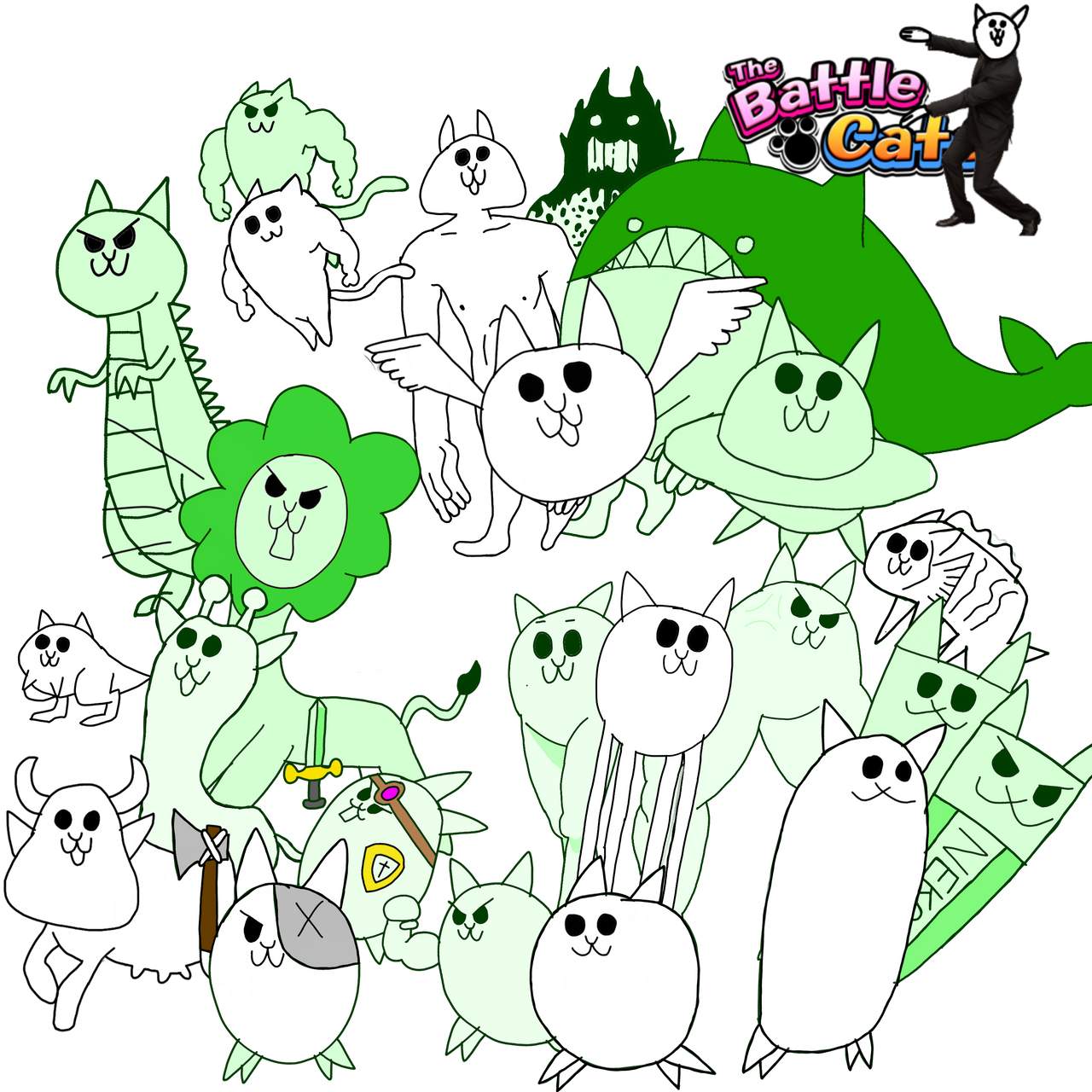 ALL THE NORMAL BATTLE CATS By Dylanyeli2agmailcom On DeviantArt all-the-normal-battle-cats-by-dylanyeli2agmailcom-on-deviantart