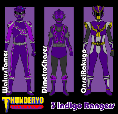 Indigo Rangers by thunderyo on DeviantArt