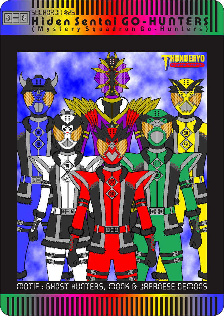 Hiden Sentai GO-HUNTERS by thunderyo on DeviantArt