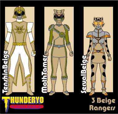 Beige Rangers by thunderyo on DeviantArt