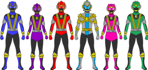 Teal Rangers - THUNDERYO SUPER SENTAI by thunderyo on DeviantArt