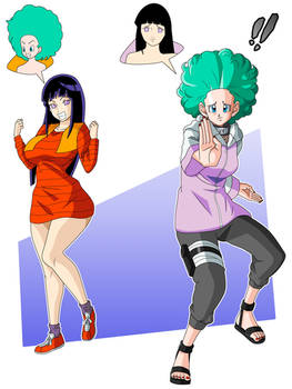 Bulma and Hinata Switch Bodie p1