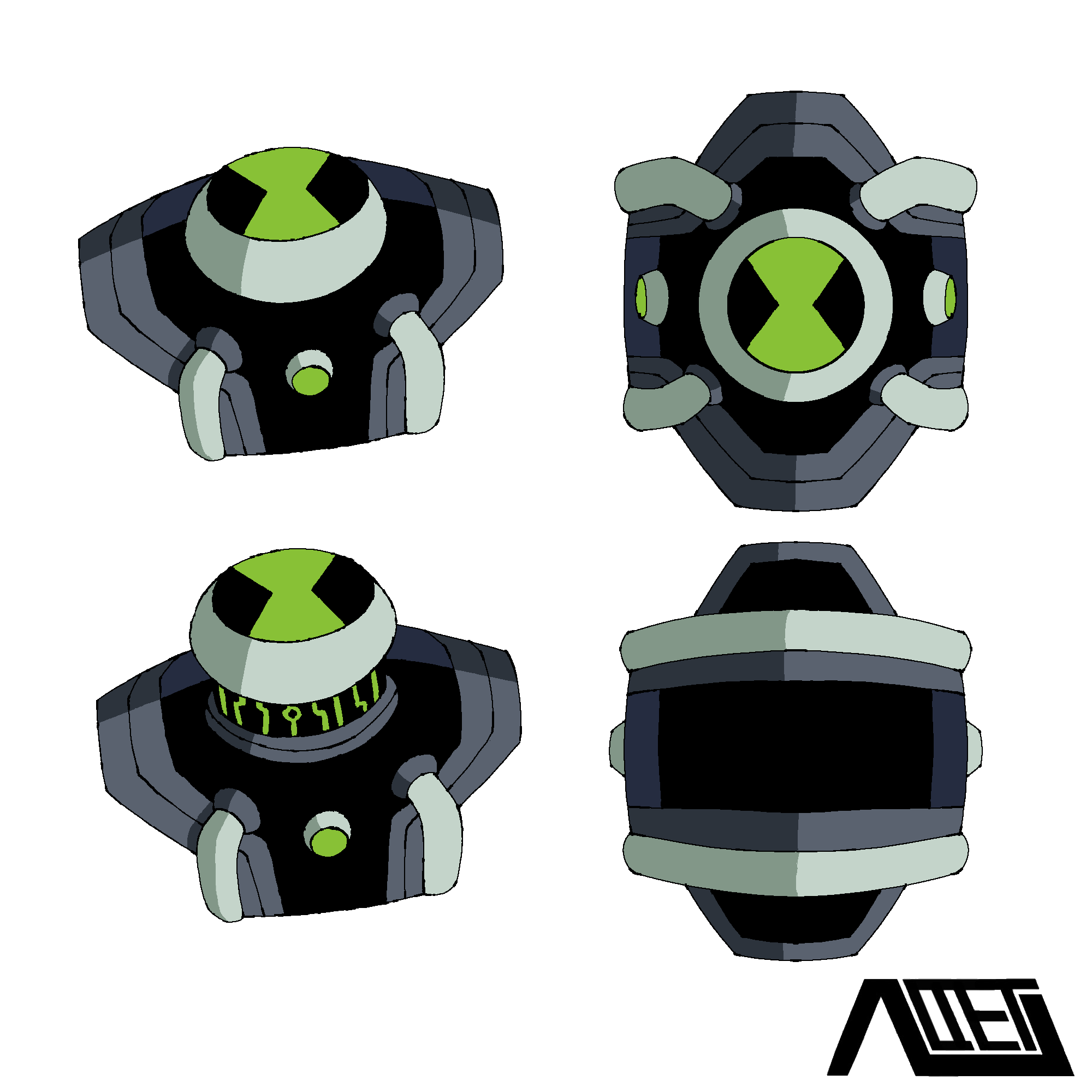 Ben 10 Completed Omnitrix (10K era) by derp99999 on DeviantArt