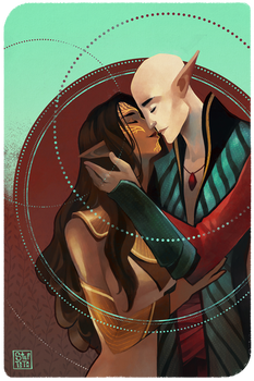 [TAROT CARD] Solas x Nehn Lavellan