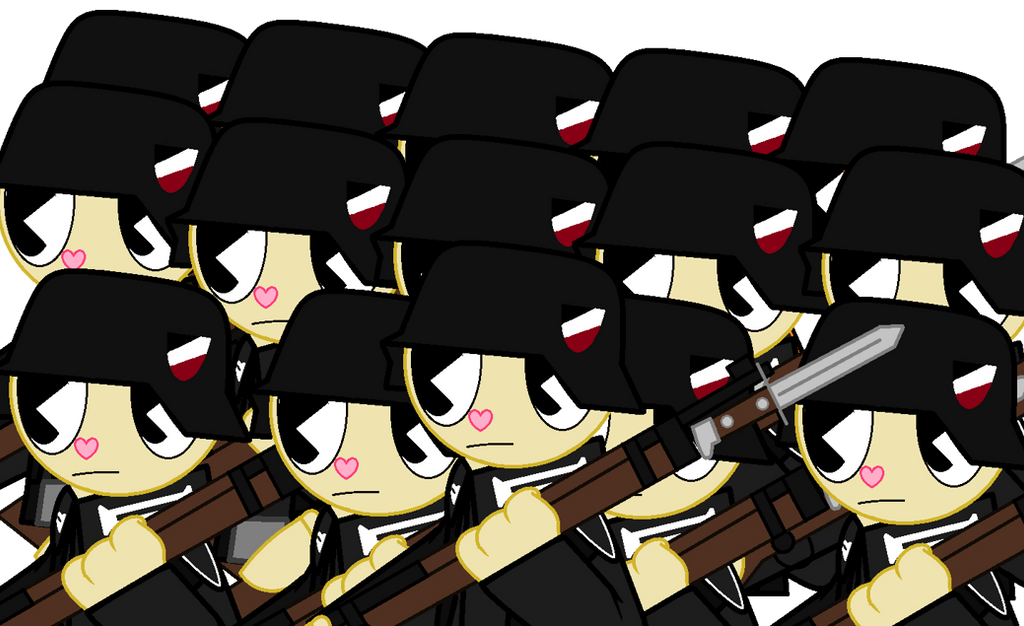 WW2+HTF: German Soldiers march or (idk) by blackbird545 on DeviantArt